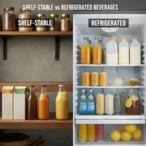 Shelf-Stable vs Refrigerated Beverages