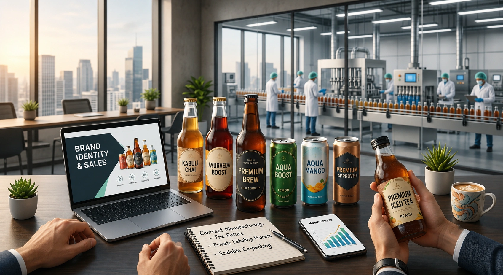 How To Start A Beverage Brand In India Without Owning A Factory