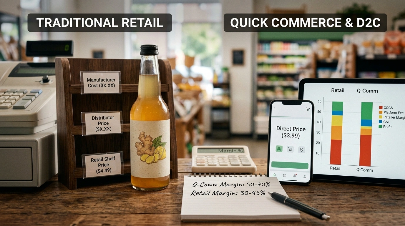 Price Your Beverage Product For Retail And Quick Commerce